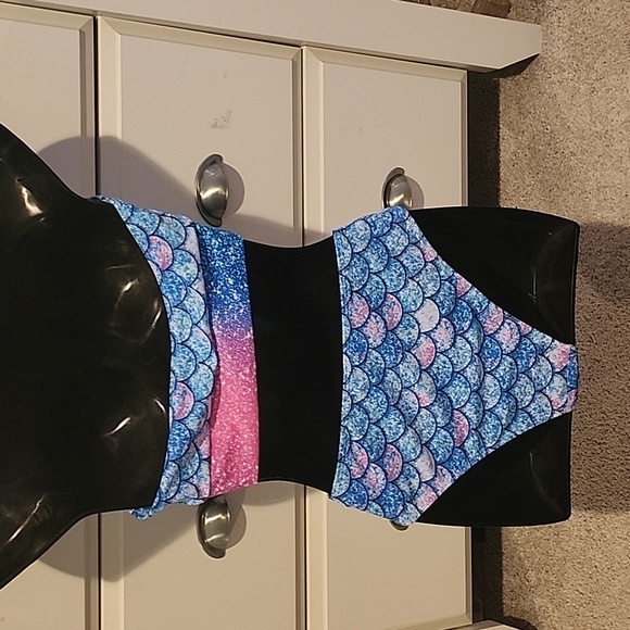 Halter Mermaid swimsuit 2pc bikini - Picture 5 of 11